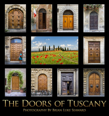 Doors of Tuscany Poster